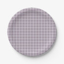 Search for purple gingham paper plates Gender neutral