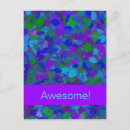 Search for splatter vertical postcards Purple