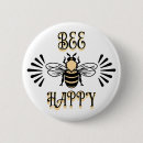 Search for colourful bee badges Vintage