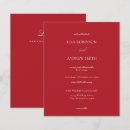 Search for red christmas wedding invitations Traditional