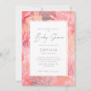 Search for beach bridal shower invitations Blush pink