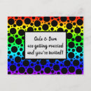 Search for polka dot wedding invitations Colourful