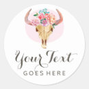 Search for cow skull stickers Floral