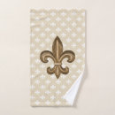 Search for fleur de lis bath towels Gold