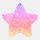 Search for cute rainbow and stars stickers Pink