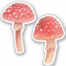 Search for red and white mushroom stickers Cute