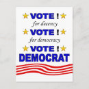 Search for democratic postcards America