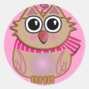 Search for cute pink cartoon bird stickers Girly