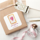 Search for married in red stickers Newlywed