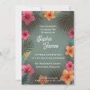 Search for pink and orange wedding invitations Tropical