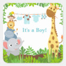 Search for funny animals stickers Baby shower