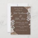Search for special wedding invitations Brown
