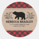 Search for black and red tartan stickers Lumberjack