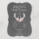Search for floral antler wedding invitations Antlers