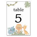 Search for safari table cards Cute
