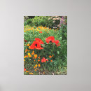 Search for red poppy canvas prints Poppies