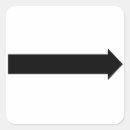 Search for arrows square stickers Black