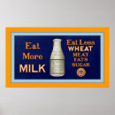Search for vintage milk advertisement posters History
