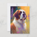 Search for saint bernard cards Portrait