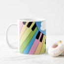 Search for piano keyboard mugs Black