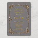 Search for prom night invitations Gold