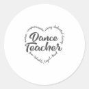 Search for dance teachers stickers School