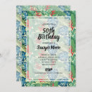 Search for hawaiian 50th birthday invitations Modern