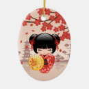Search for asian girl christmas tree decorations Geisha