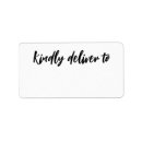 Search for deliver to return address labels Calligraphy