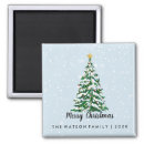 Search for merry christmas magnets blue