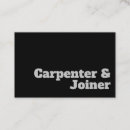 Search for joinery carpenter business cards Carpentry