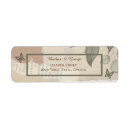 Search for transparent return address labels Vintage
