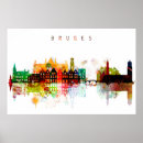 Search for bruges posters Watercolor