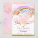Search for rainbow baby sprinkle invitations Elegant