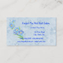 Search for forget me not business cards Nature