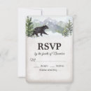 Search for bears rsvp cards Rustic