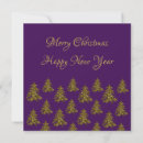 Search for purple tree christmas cards Sparkly