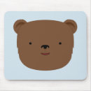 Search for bear face mouse mats Cute