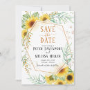 Search for sunflower save the dates Ztraditional