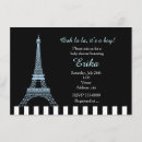 Search for paris baby shower invitations Chic