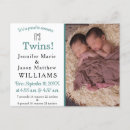 Search for twin pregnancy announcement postcards Modern