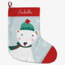 Search for polar bear christmas stockings Kids