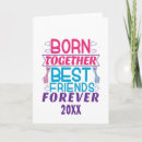 Search for twin boy and girl cards Blue