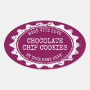 Search for oval stickers Made with love