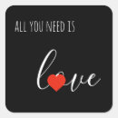 Search for valentine design stickers Typography