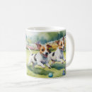 Search for jack russell terrier dog mugs Watercolor
