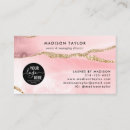 Search for monogram logo business cards Blush pink