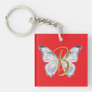 Search for butterfly letter key rings Floral