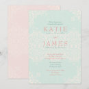 Search for mint and peach wedding invitations Country