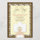 Search for spa day bridal shower invitations Massage